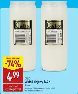 ALDI CALIX Wkład olejowy 144 h oferta