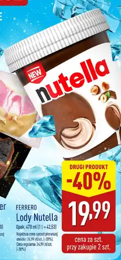 ALDI FERRERO Lody Nutella oferta