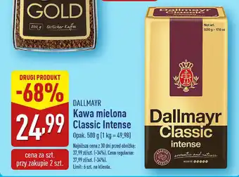 ALDI DALLMAYR Kawa mielona Classic Intense oferta