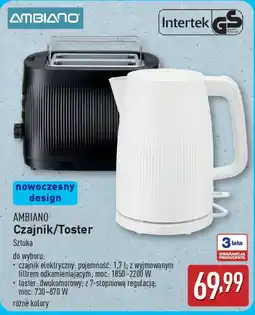 ALDI AMBIANO Czajnik/Toster oferta