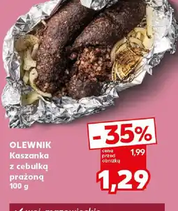 Kaufland Kaszanka z cebulką prażoną oferta