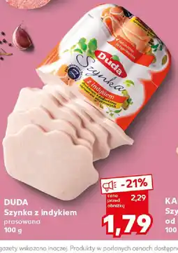 Kaufland Szynka z indykiem Duda oferta