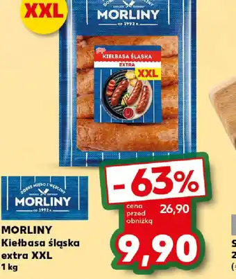 Kaufland Kiełbasa śląska extra XXL Morliny oferta