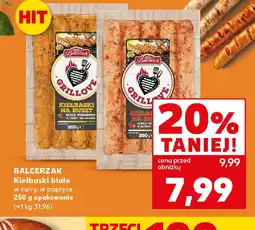 Kaufland Kiełbaski białe Balcerzak oferta