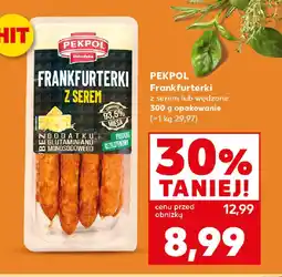 Kaufland Frankfurterki z serem Pekpol oferta