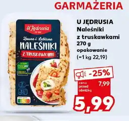 Kaufland Naleśniki z truskawkami U Jędrusia oferta