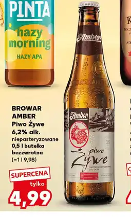 Kaufland Piwo Zywe Browar Amber oferta