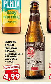 Kaufland Piwo Zywe Browar Amber oferta