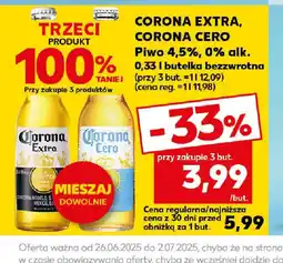 Kaufland Corona Extra, Corona Cero oferta