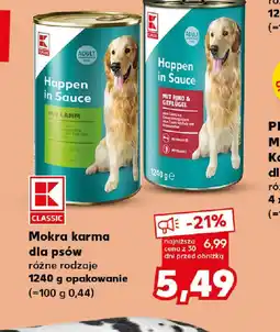 Kaufland Mokra karma dla psów oferta