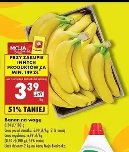Biedronka Banany oferta