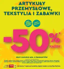 Biedronka Artykuły przemysłowe tekstylia zabawki oferta