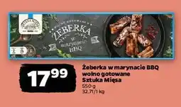 Netto Żeberka wolno gotowane w marynacie bbq Sztuka Mięsa Netto oferta