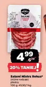 Netto Salami w obsypce papryki Mistrz Rohus oferta