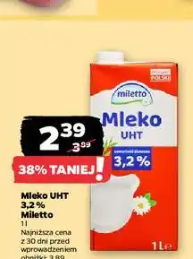 Netto Mleko 3.2% Miletto oferta