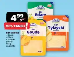 Netto Ser gouda plastry Miletto oferta