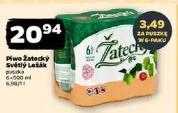 Netto Piwo Zatecky Svetly Lezak oferta