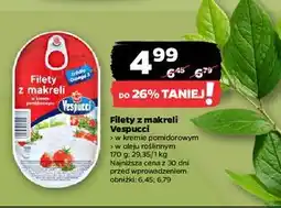 Netto Filety z makreli w oleju Vespucci oferta
