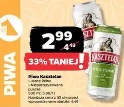 Netto Piwo Kasztelan Jasne Pełne oferta