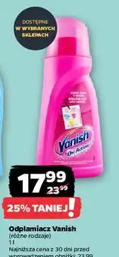 Netto Odplamiacz w płynie pink Vanish Oxi Action oferta