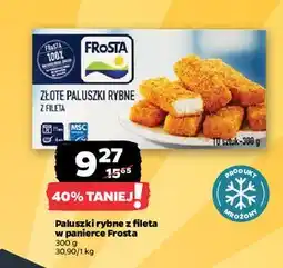 Netto Złote paluszki rybne z fileta Frosta oferta