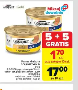 Carrefour Karma dla kota Gourmet Gold oferta