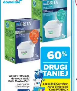 Carrefour Wkłady filtrujące do wody marki Brita Maxtra Pro oferta