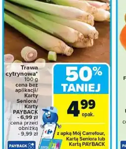 Carrefour Trawa cytrynowa oferta
