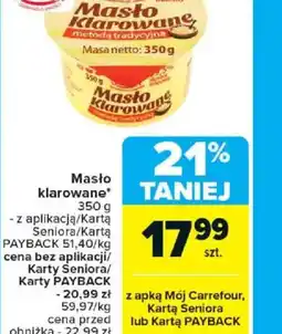 Carrefour Masło klarowane Sobik oferta