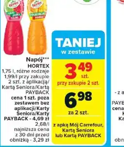 Carrefour Napój Hortex oferta