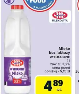 Carrefour Mleko bez laktozy Wydojone oferta