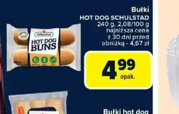 Carrefour Bułki Hot Dog Schulstad oferta