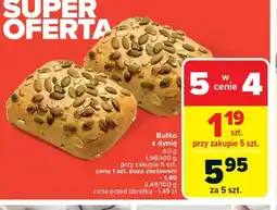 Carrefour Bułka z dynią oferta