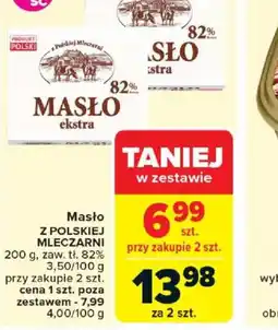 Carrefour Masło z polskiej mleczarni oferta