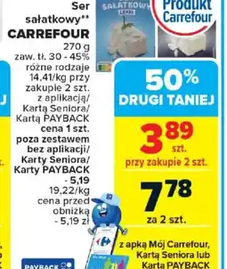Carrefour Ser sałatkowy Carrefour oferta