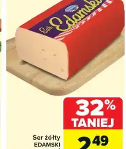Carrefour Ser żółty Edamski oferta