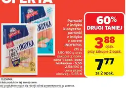 Carrefour Parówki z indyka Indykpol oferta