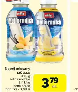Carrefour Napój mleczny Müller Müllermilch oferta