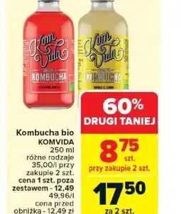 Carrefour Kombucha bio Komvida oferta