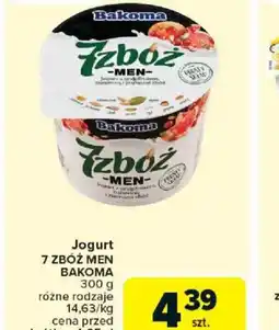 Carrefour Jogurt Bakoma 7 Zboż Men oferta