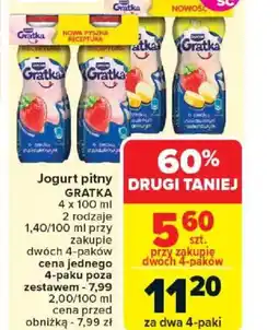 Carrefour Jogurt pitny Gratka oferta