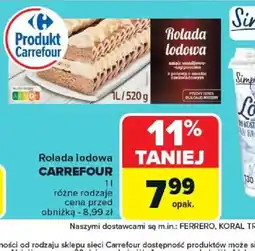 Rolada lodowa Carrefour