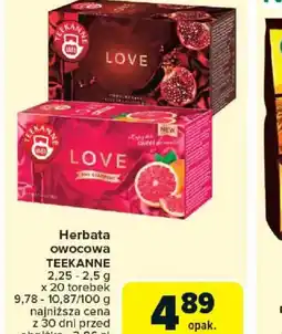 Carrefour Herbata owocowa Teekanne oferta