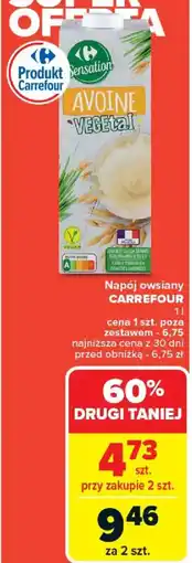 Carrefour Napój owsiany Carrefour oferta