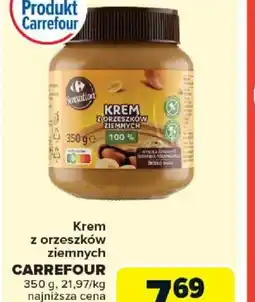 Carrefour Krem z orzeszków ziemnych Carrefour oferta