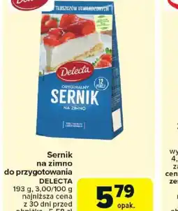 Carrefour Sernik na zimno Delecta oferta
