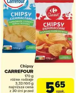Carrefour Chipsy Carrefour oferta