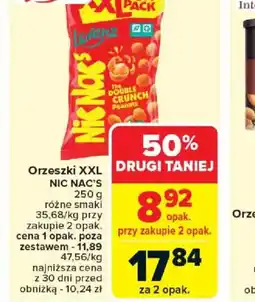 Carrefour Orzeszki XXL Nic Nac's oferta