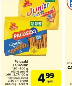 Carrefour Paluszki Lajkonik oferta