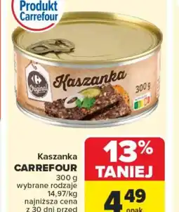 Carrefour Kaszanka Carrefour oferta